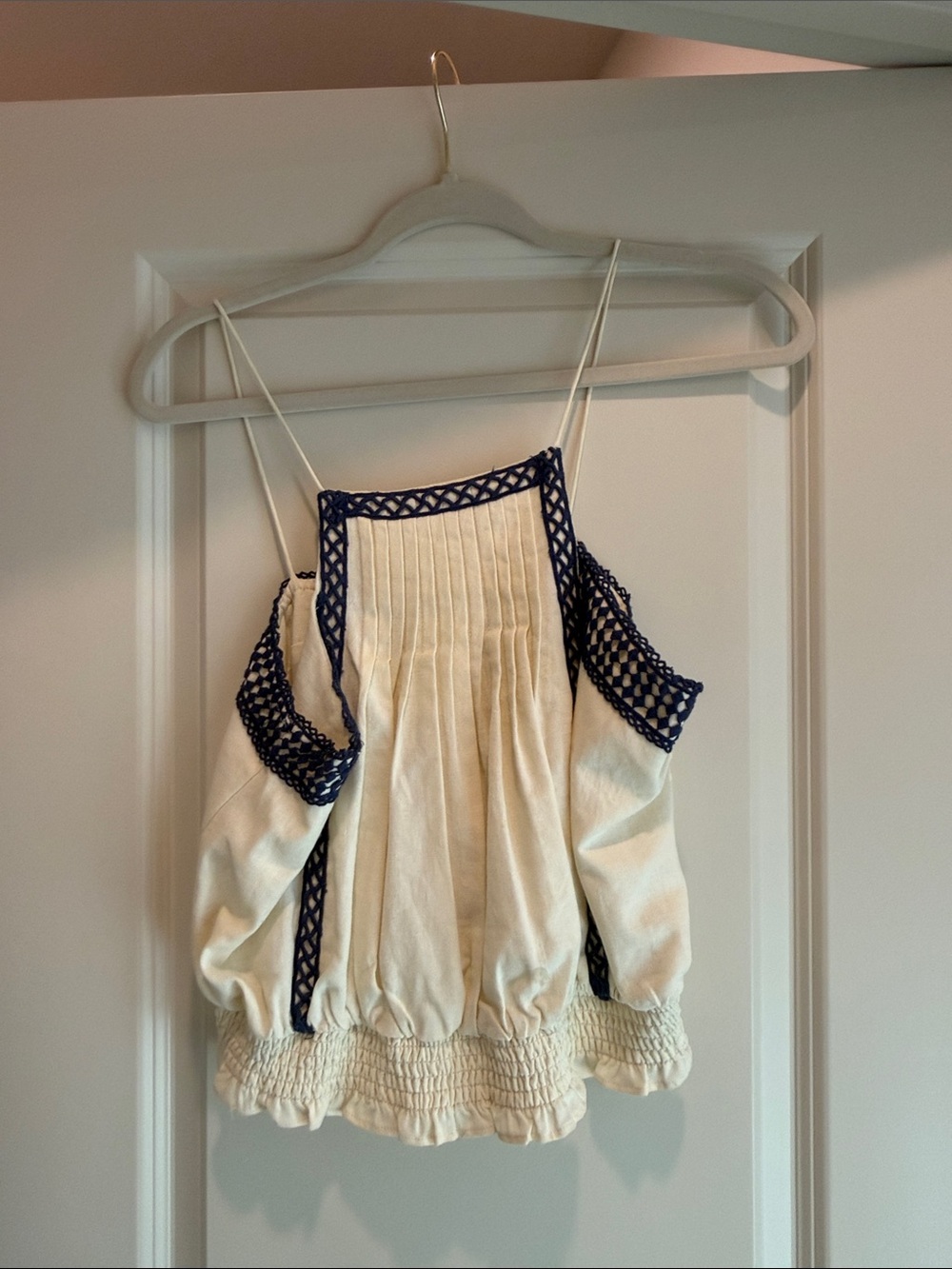 Moon River smocked set - both top and bottom size M